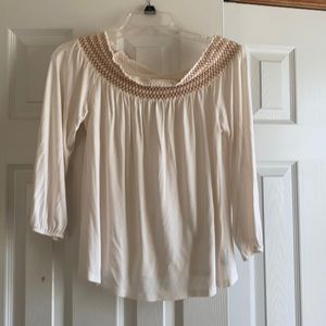 old navy off the shoulder blouse, size S